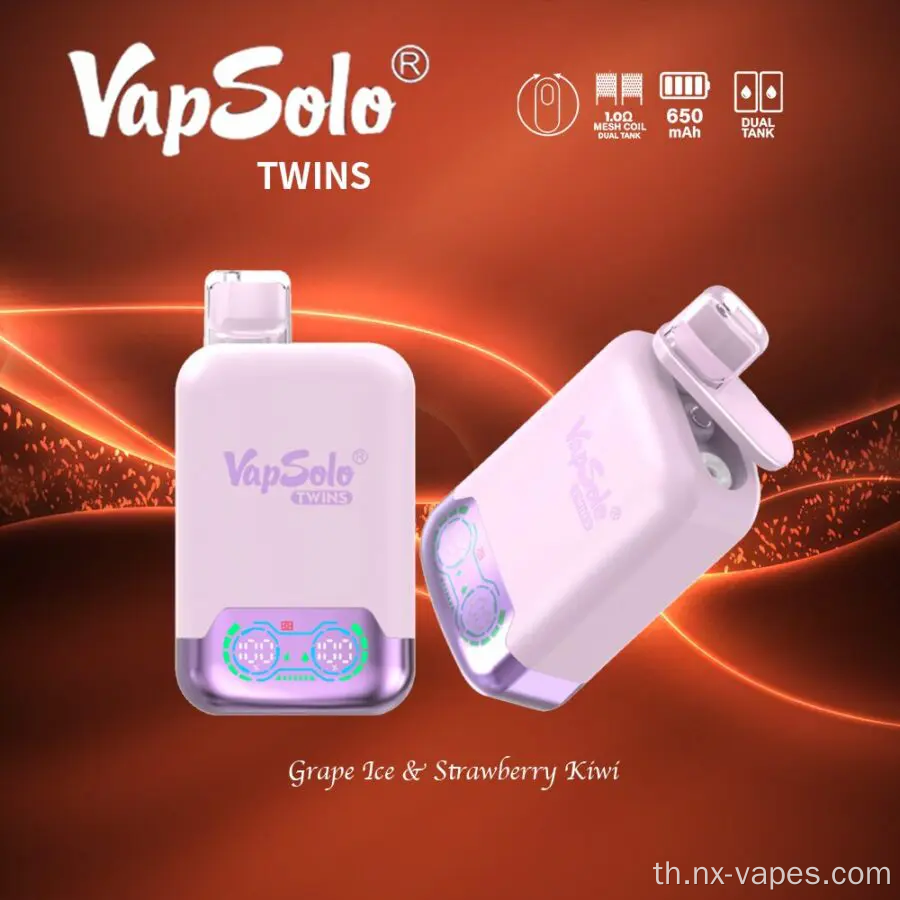 Vapsolo Twins 20000 Puff Dual Flavor Wholesale