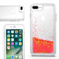 Kırmızı Işıltılı Çabuk Kum iPhone6 ​​Plus Case