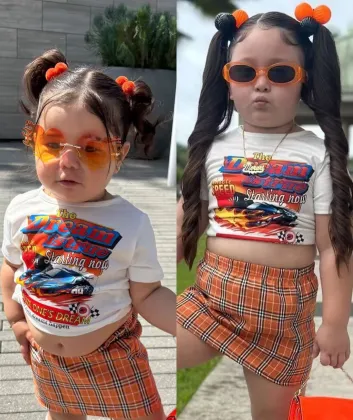 2024 Children's Clothing: Girls' 2-Piece Sets and Kids' Fashion Collections