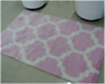 Faux Fur Rug with Patterns