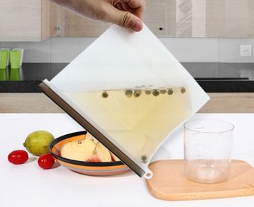 Vacuum Silicone Food Storage Bag Set