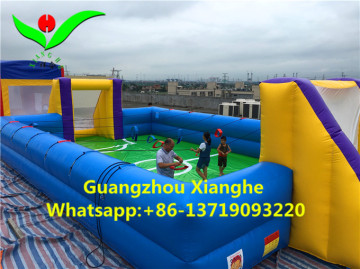 indoor playground equipment inflatable soap soccer field games