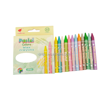 8X90mm Macaron 12 Colors Crayons - Kiddy Crayon
