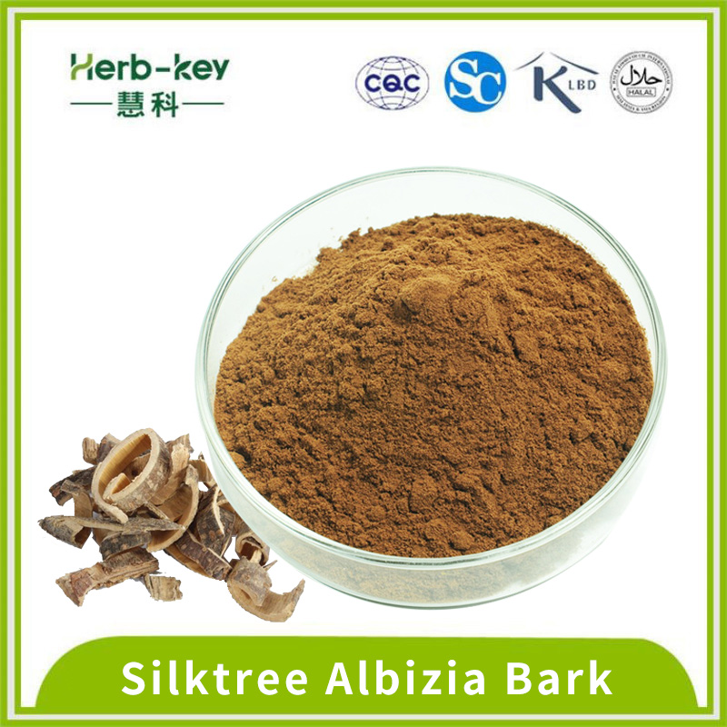 10: 1 Silktree Albizia O extrato de casca contém 1% de saponinas