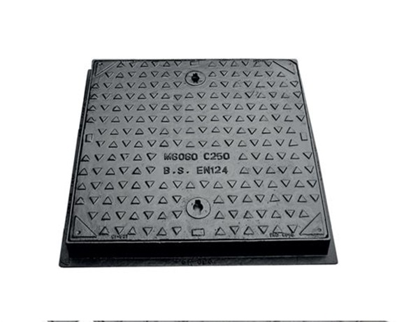 ฝาครอบเหล็กกล้าเหล็กดัด CO550x550 ปก jpg Ductile Iron Manhole Cover Co550x550 Cover Jpg