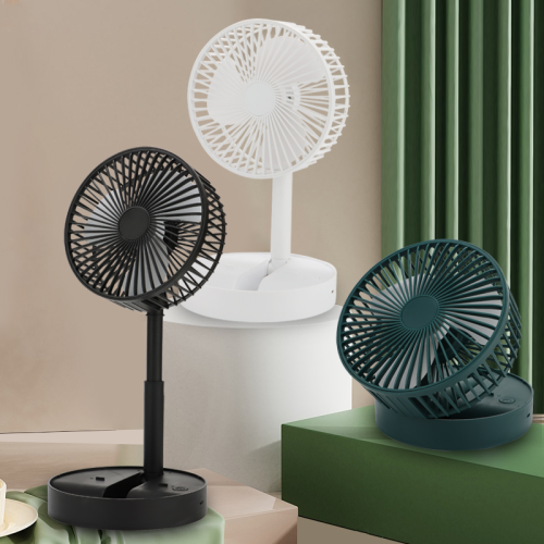 Ventilador recarregável dobrável e portátil