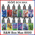 Hộp R & M chất lượng cao có thể sạc lại Max 8000puffs Bản gốc