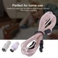 3.2m FM Antenna Home Indoor FM Radio Receiver Aerial 85-112 MHZ with TV Female Connector Pure Copper FM Dipole Radio Antenna