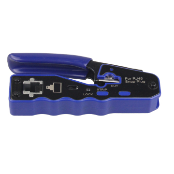 Professional RJ45 Pass Through Crimper Tool for Cat6a Cat5