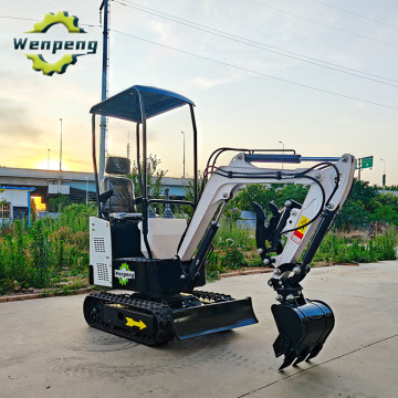 Kubota Engine Mini Excavator 1 Ton Farm Excavator