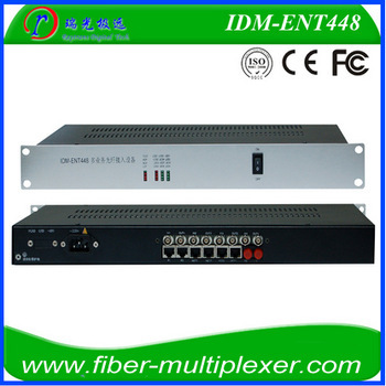 8FXO/FXS 4E1 4*100M Ethernet PCM voice multiplexer