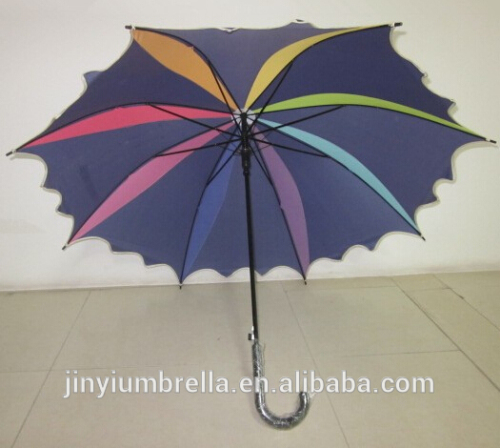 Straight rain stick umbrella light plastic handle straight umbrella