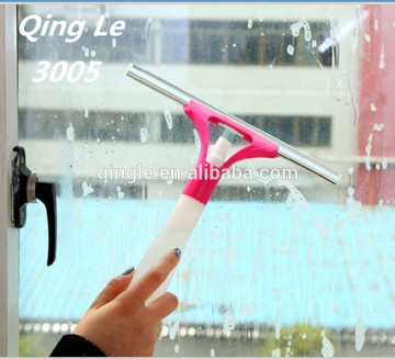 shower car silicone spray window squeegee, plastic window galss squeegee with rubber