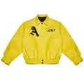 Leder Baseball Bomber Ledervarsites Jacke für Männer