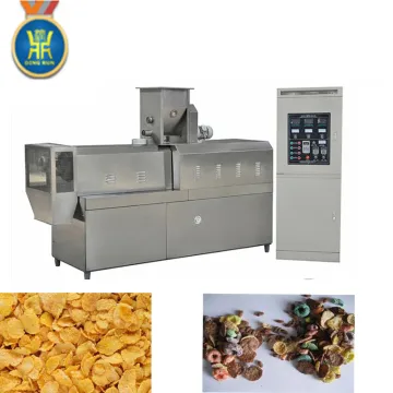 Automatic Cereal Breakfast Corn Flakes Snack Food Making Machine from Jinan