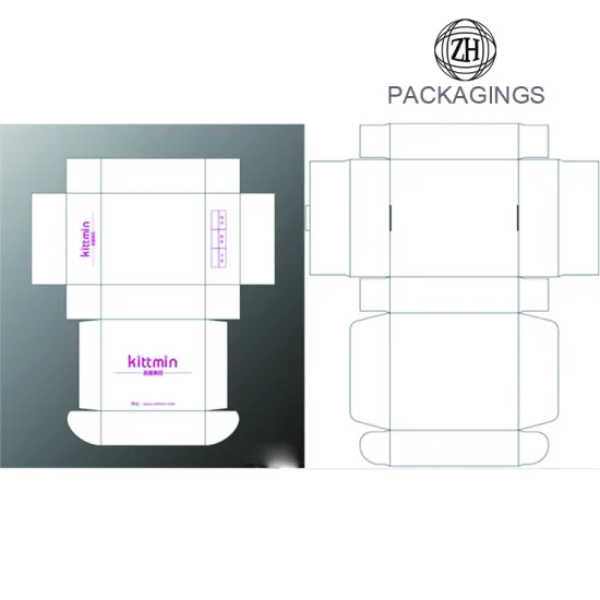 Custom printed paper shipping box