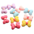 Multi Color Fancy Bowknot Shaped Resin Cabochon Flatback Beads DIY Craft Decoration Phone Decor Beads Charms