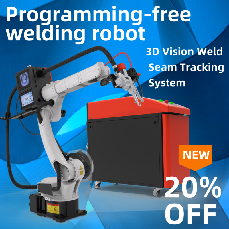 Robotic Arm with Heavy Load Capacity for Welding, Palletizing, and Material Handling