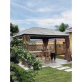 Garden Pergola Patio Cover Pavilion Roof Vented Gazebo