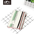 Notebook in pelle PU in stile figura geometrica personalizzata con diario con copertina rigida con cinturino elastico