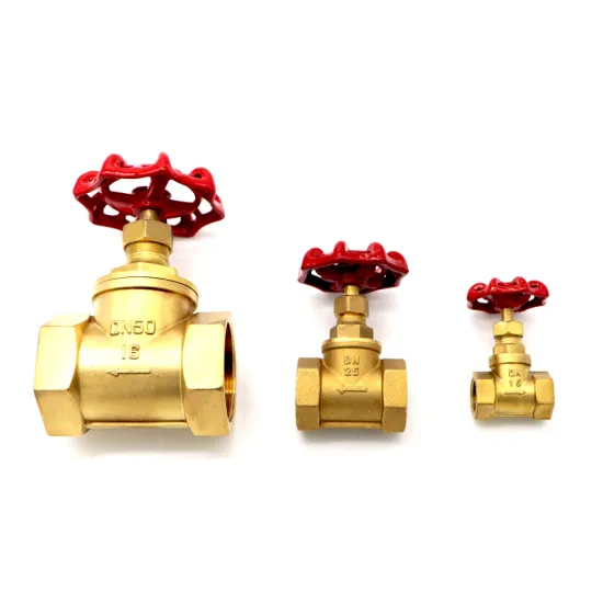 Brass Material Female Thread Gate Valve DN25 water brass Gate Valve