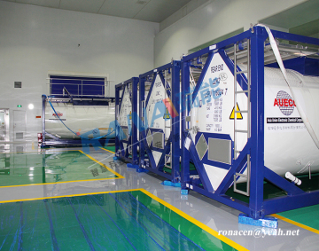 Fluoroplastic PTFE Lined ISO tanker