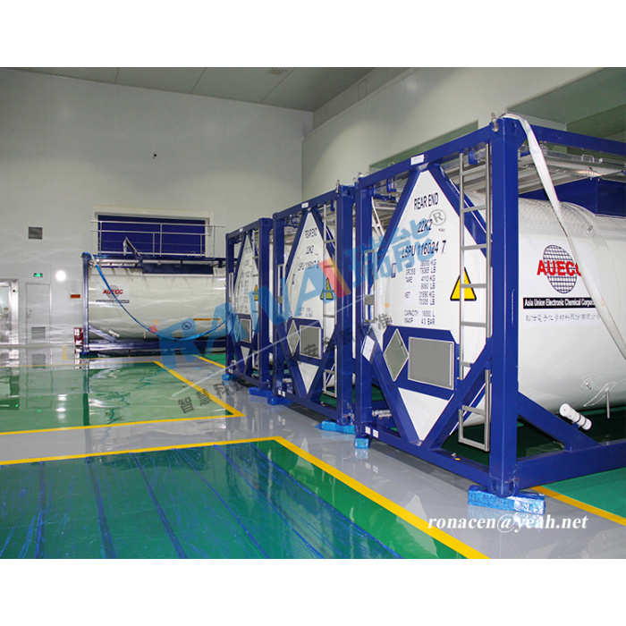 Цыстэрна ISO з фтарапластавай падкладкай з PTFE
