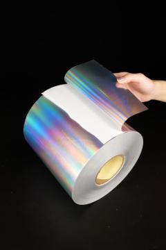 Plain Laser BOPP Water Based Permanent White Glassine