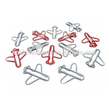 Fashion High Quality Metal Airplane Shaped Paper Clips