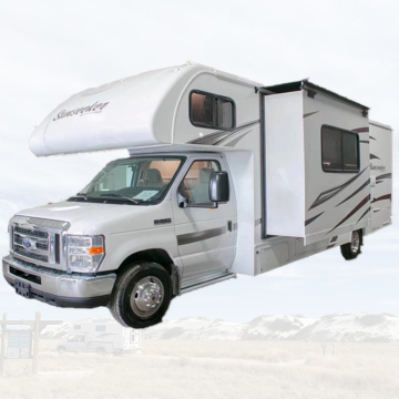 Modular Slide Trailer Awning - New Design RV Awning 2.5*1.2m Retractable Aluminum Alloy Caravan Awning