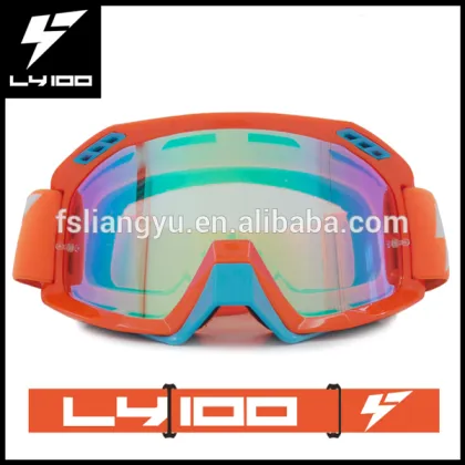 elastic anti slip silicone strap windproof goggles motocross glasses