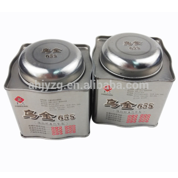 irregular shape promotion square Chinese black tea box