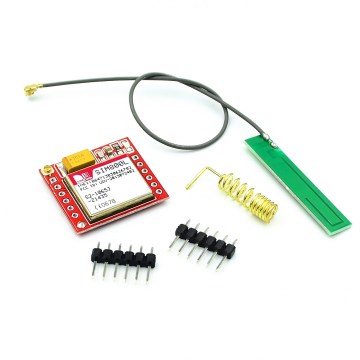 Compact SIM800L GPRS GSM Module with Quad-Band Support and TTL Serial Port
