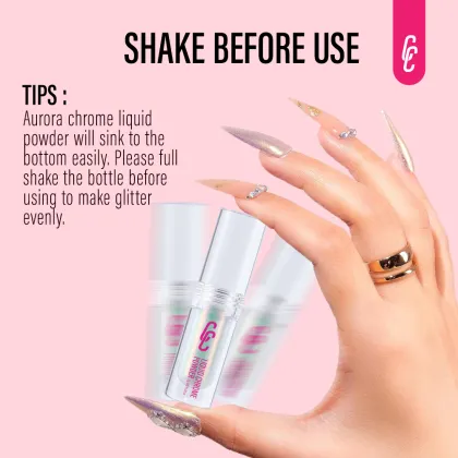 Private Label Magic Chrome Customize Liquid Mirror Powder for Nails Art Kit