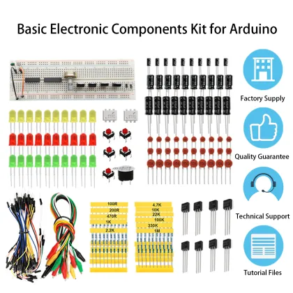 Electronics Components Starter Package Diy Electronics Learning Kit for Arduino Set R3 Tutorial