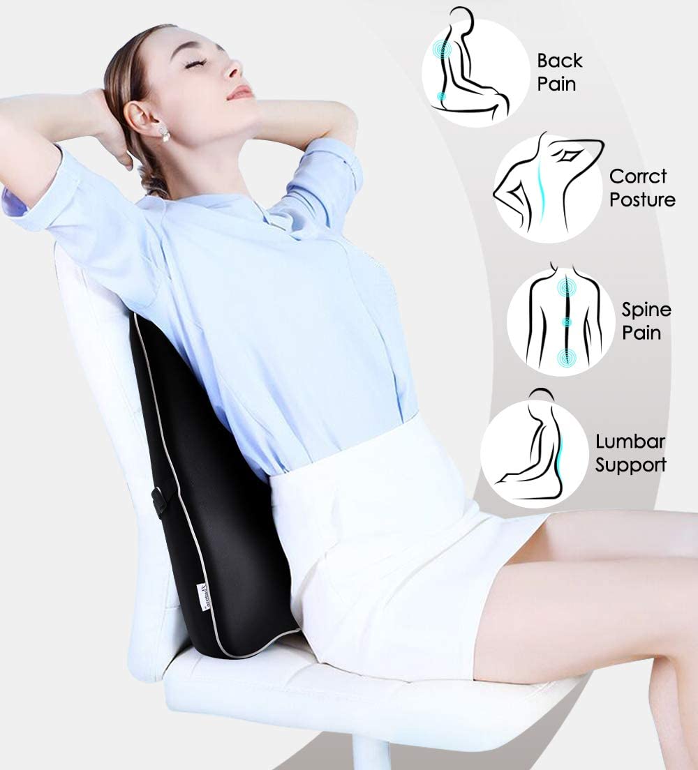 Memory Foam Lumbar Support Massage Cushion