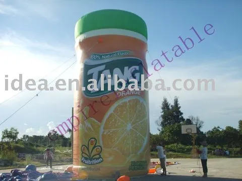 Giant bottle inflatable balloon for advertising P002