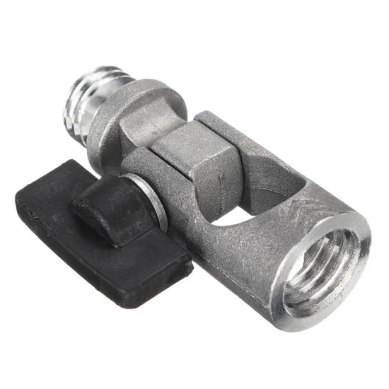 180 Degrees Rotation 5/8" Tiltable Adapter For Laser Level Tripod Stand Slash Functional 5/8 Thread Rotary Joint Adapter