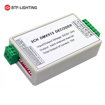 Best Selling High Quality 3 Channel 512 DMX LED Strip Controller