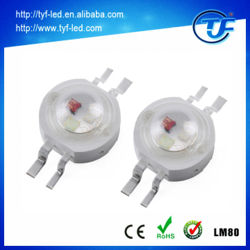 High power LED diode chips cold white 120lm-140lm 1w led chip