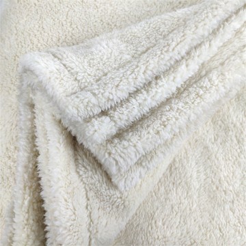 Double Side Fluffy Dyed Velveteen Fleece Bed Blankets