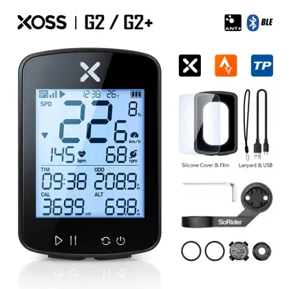 Choice Version xoss G+ G2 G Plus 2 Bike Computer GPS