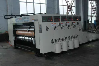 Automatic Corrugated Box Making Machinery , Paper Box Packaging Machine