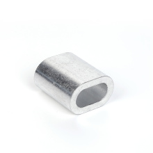 Direct Sale Of aluminum Tube sleeve Aluminum oval sleeve joints for wire ropes Factory