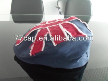 Union Jack Washed Worn out National Cotton Ivy Cap Hat