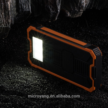 2016 New Arrival solar power bank waterproof 10000mah