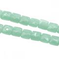 Natural Stone Faceted Square Loose Beads Gemstone Crystal Loose Beads for Diy Jewelry Making