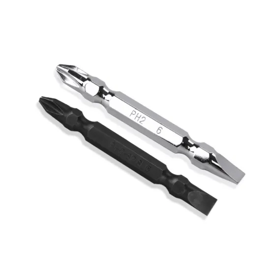 Anti-Slip Zhixin Screwdriver Drill Bits with Magnetic Insert Bit for PH2 Phillips Screws - 50mm