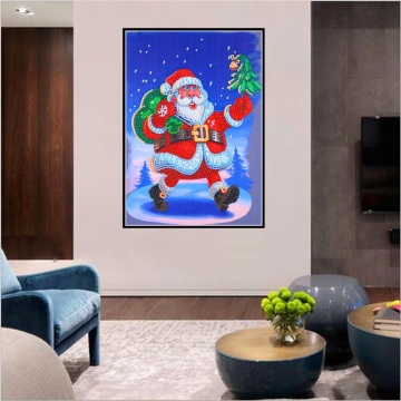 5d diamante pintura Santa Claus Atacado série de natal