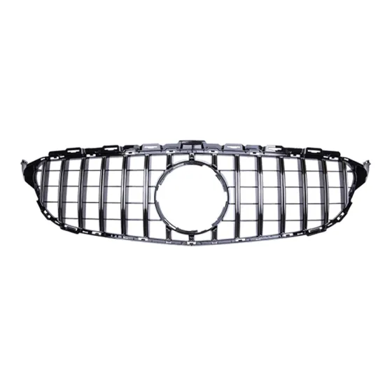 Silver Front Car Grille for Mecedes-Benz C-CLASS CW205 2008-2014